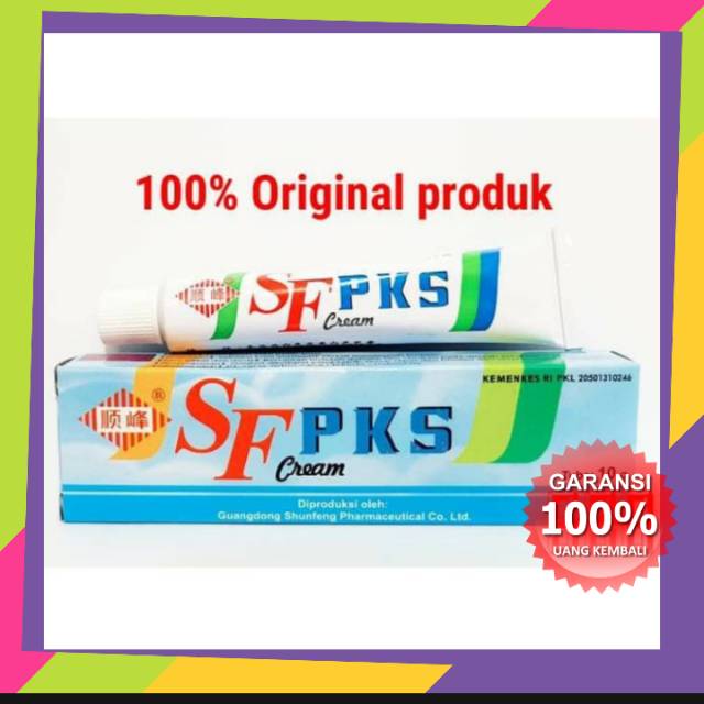 Salep eksim basah kering, jamur, gatal Salep Pi Kang Suang Biru  obat cina  kutu air SF PKS Cream