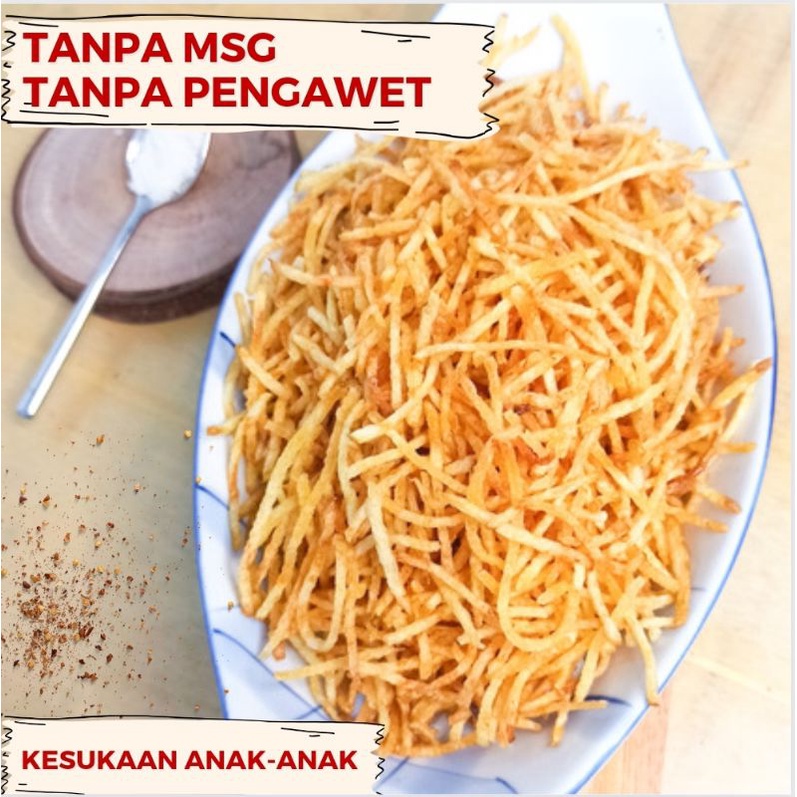 

Kentang Kering / Kentang Mustofa / Kentang Original Asin / Makanan Anak Tanpa Pengawet / Kentang Mustofa HALAL / Tanpa MSG / Sudah ijin PIRT
