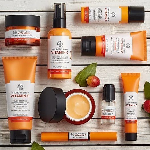 Jual [ORIGINAL] The Body Shop Vitamin C Facial Wash Face Mist Indonesia