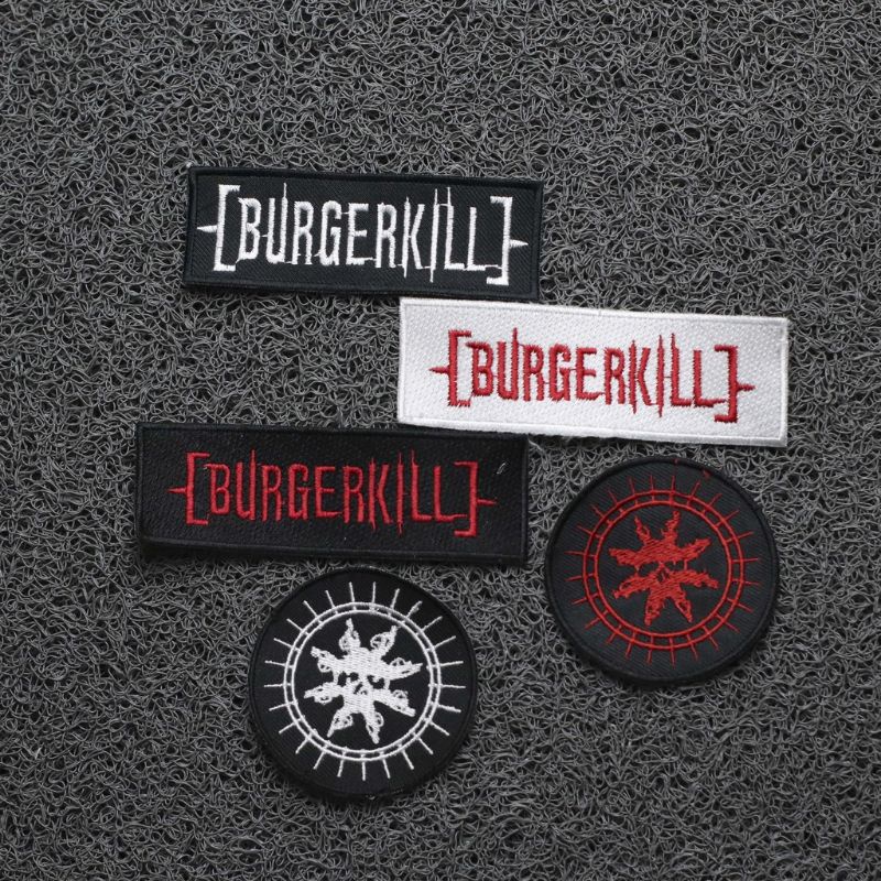 Patch Bordir Burgerkill Patch Musik Emblem Logo Musik Burgerkill