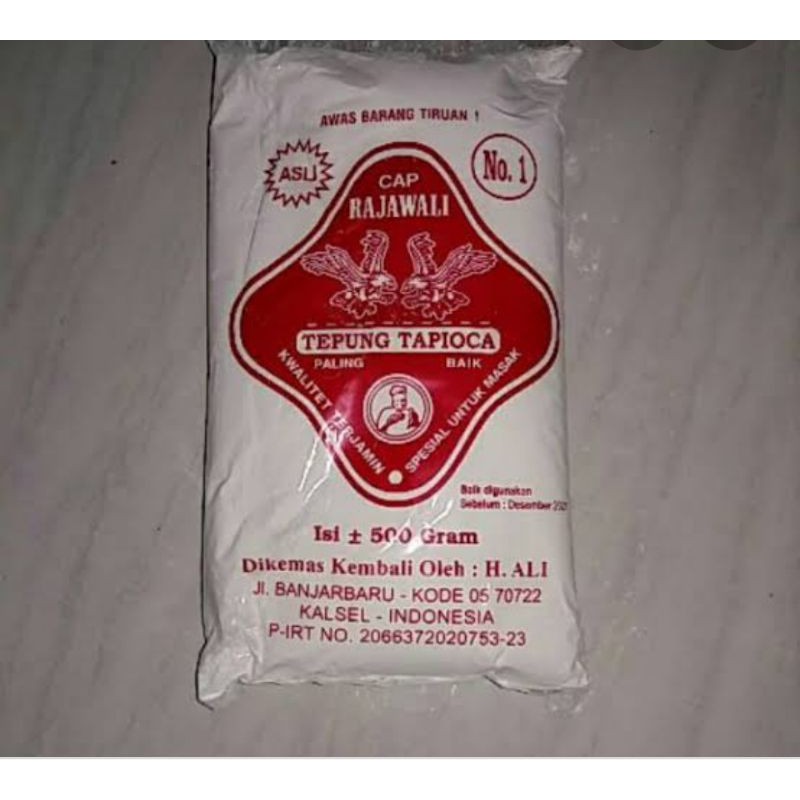 

Tepung Kanji Rajawali 500 gram / Tapioka 500 gram