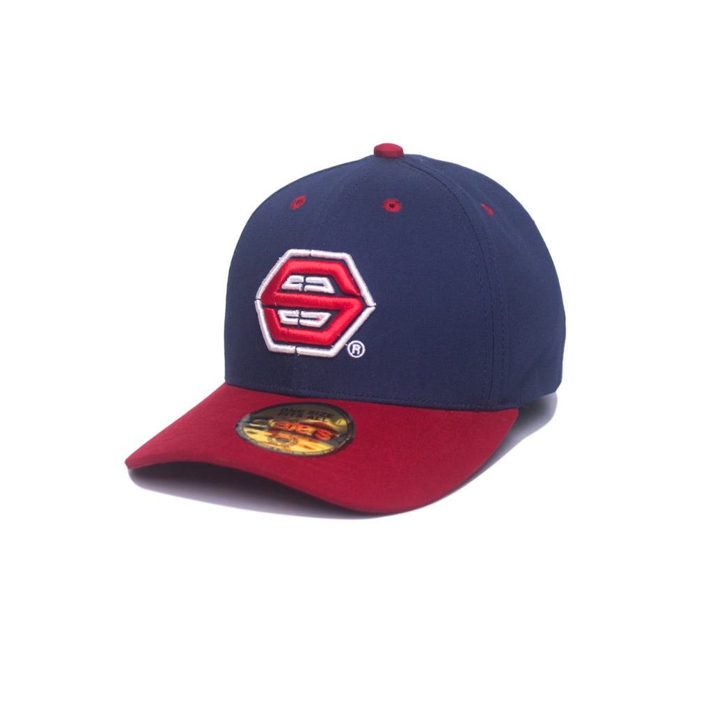 TOPI BUILT UP SKATERS UJ026 NAVY MARUN