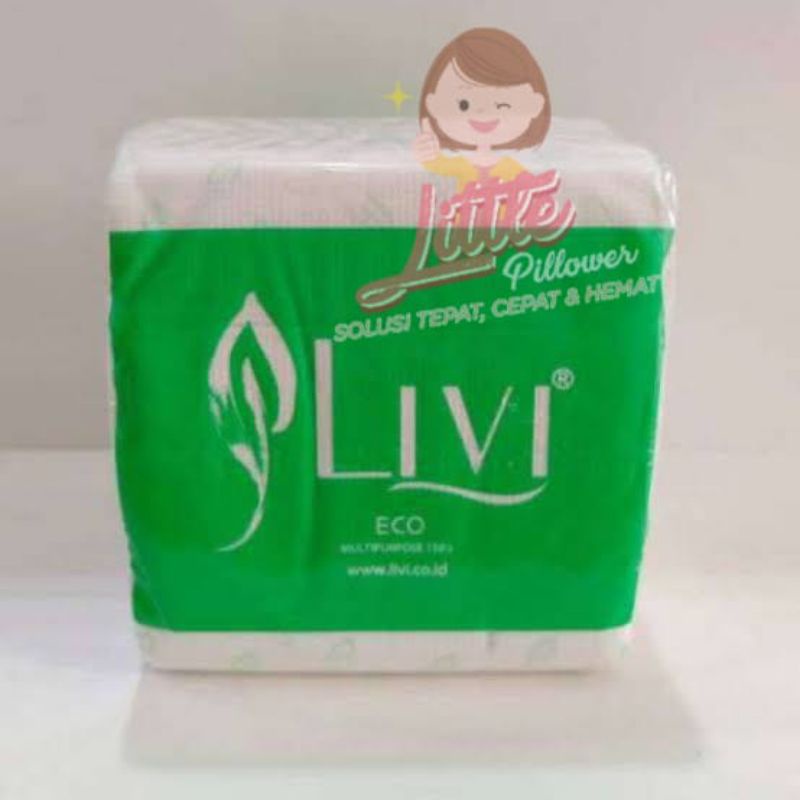 (LIVIPOP) Tissue Livi Eco Pop Up Tissu Tisu Meja Makan Livi