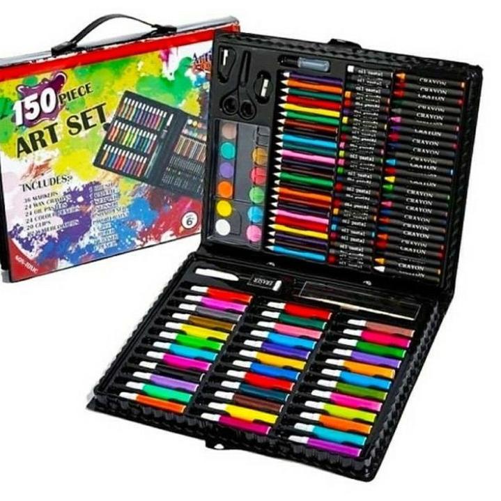 

Best Seller.. PENSIL WARNA 150 PCS - ALAT TULIS SET CRAYON COLOURING SET 150 PCS ART - CA