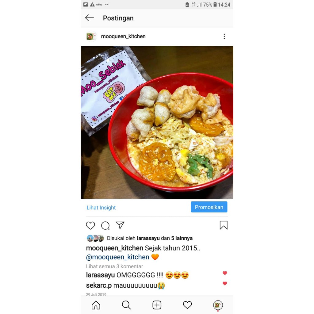 

Seblak Instan / Seblak Pedas/ Seblak Praktis/ Seblak Kering / moo seblak