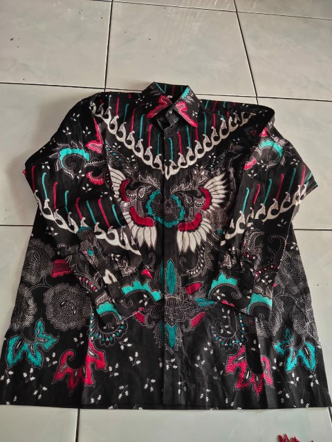 Size M L Xl Xxl Xxxl Bswart Batik Hrb026 Kenongo Hem Pendek Padi Pekalongan M L Xl Batik