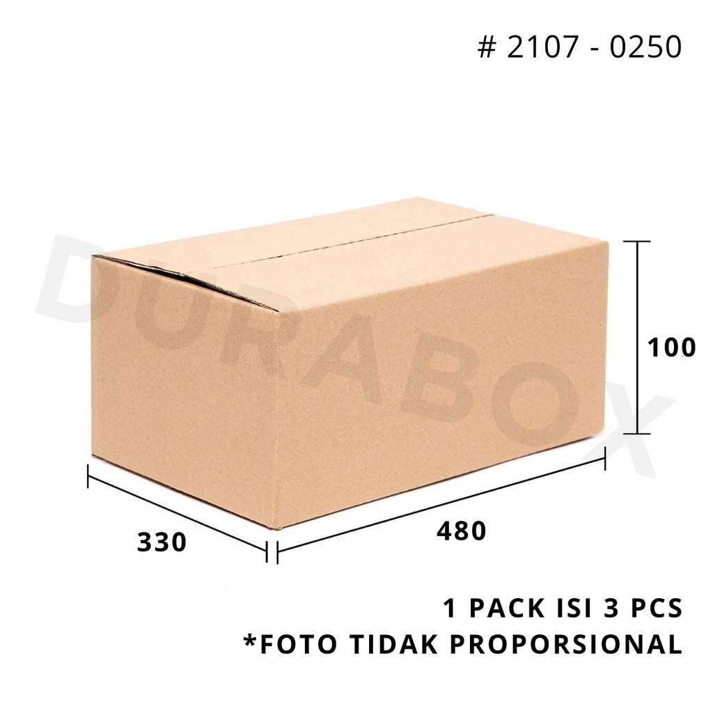 

48 x 33 x 10 cm A1 | KARDUS / KARTON BOX CORRUGATED - KEMASAN / PACKAGING / PACKING MAKANAN | #2107-0250