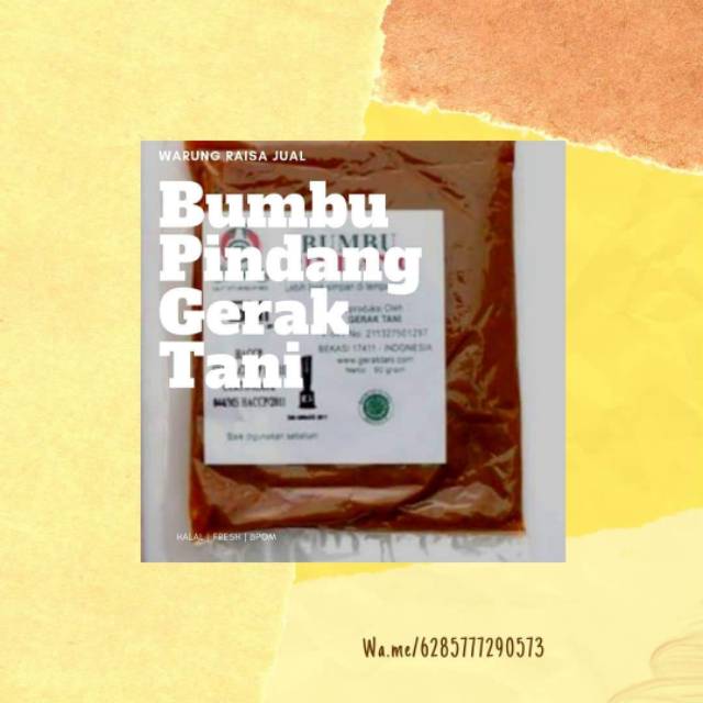 

Bumbu Pindang Gerak Tani 90 gram