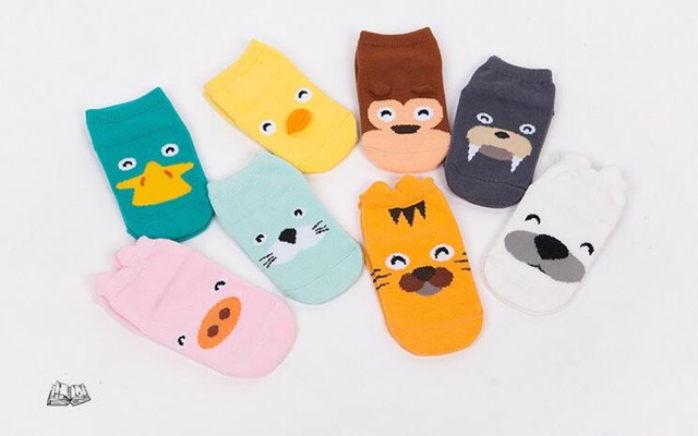 [BABY EL STORE] Sock Infant Kaos Kaki Bayi Anak Katun Binatang Animal Sock Baby Kids Cotton Import Prewalker