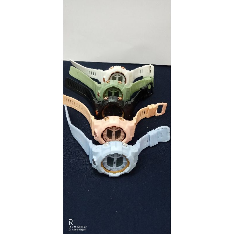 jam tangan digital bulat