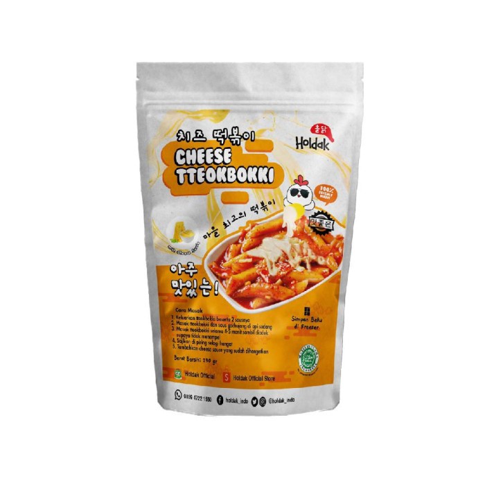 

BISA COD Tteokbokki Cheese 300 gr Frozen Promo