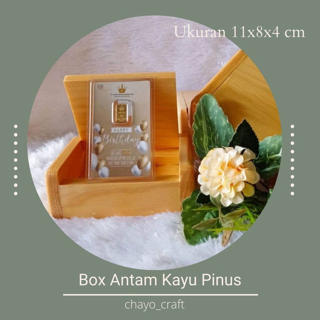 

Box Emas Antam Kayu Pinus