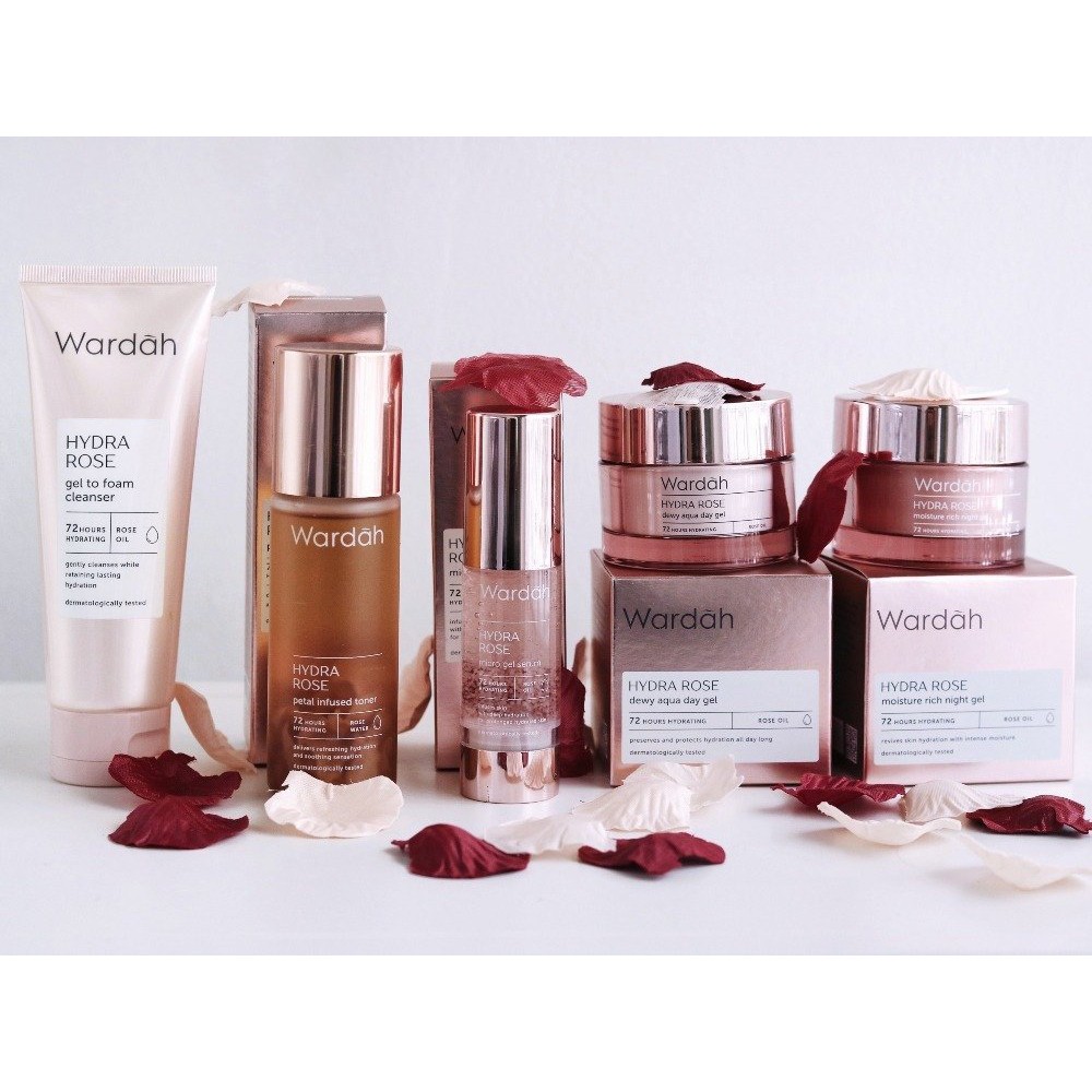 Wardah Paket Hydra Rose cream 40 gr 5pc