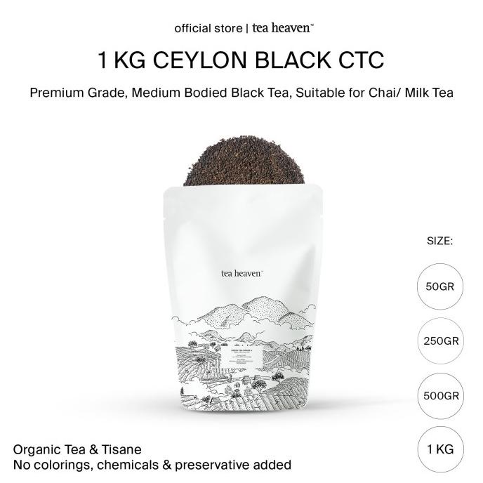 

[COD] Ceylon CTC Black Tea Blend / Masala Chai Milk Tea 1 kg kilo [COD]