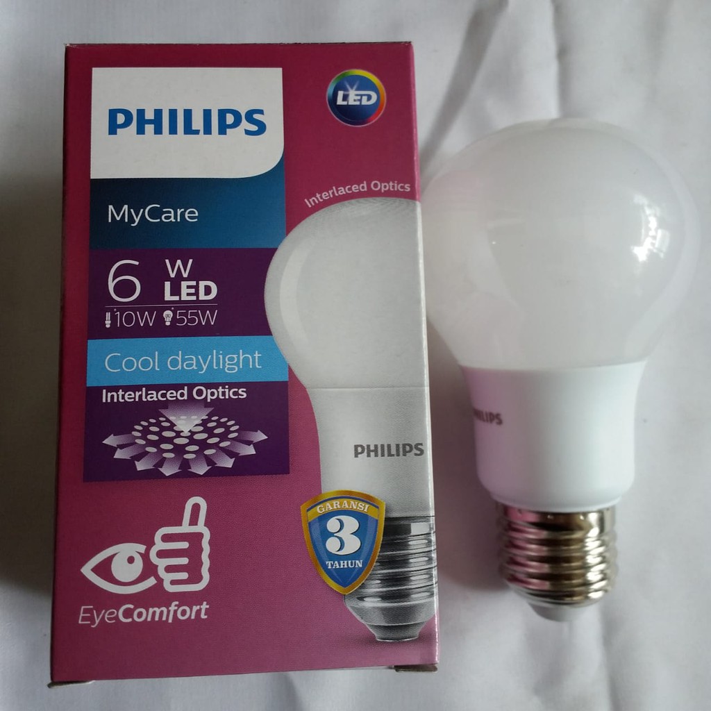 Lampu LED Philips 6w  MyCare