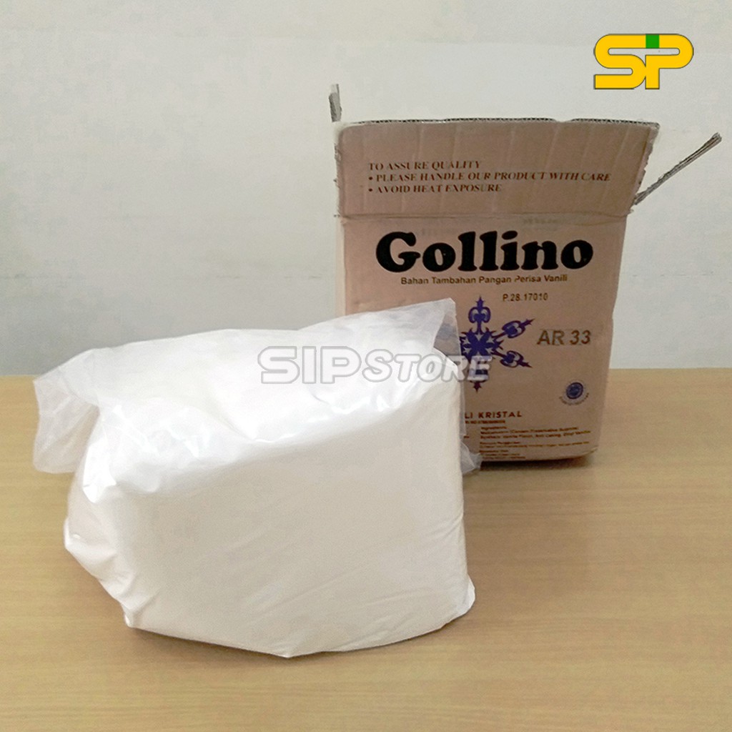 GOLLINO Vanili Bubuk Kristal AR-33 10kg / Vanili Kue
