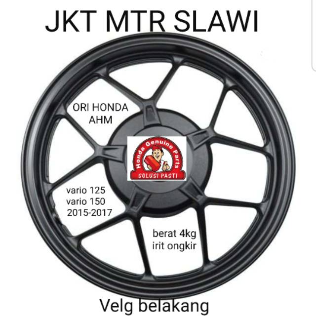 42601-K59-A12 Velg Belakang vario 150 vario 125 ori Honda ori Honda ahm