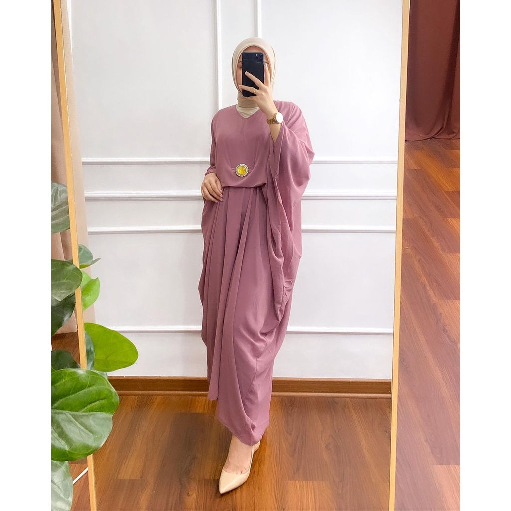 PLAIN KAFTAN / KAFTAN RAYA / KAFTAN LEBARAN