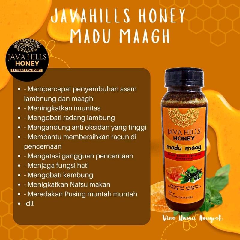 

madu maag asam lambung premium herbal aman alami by javahills