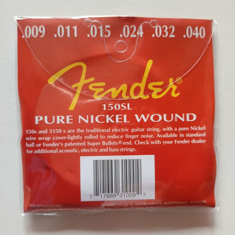 senar gitar/guitar fender 09 murah akustik/elektrik