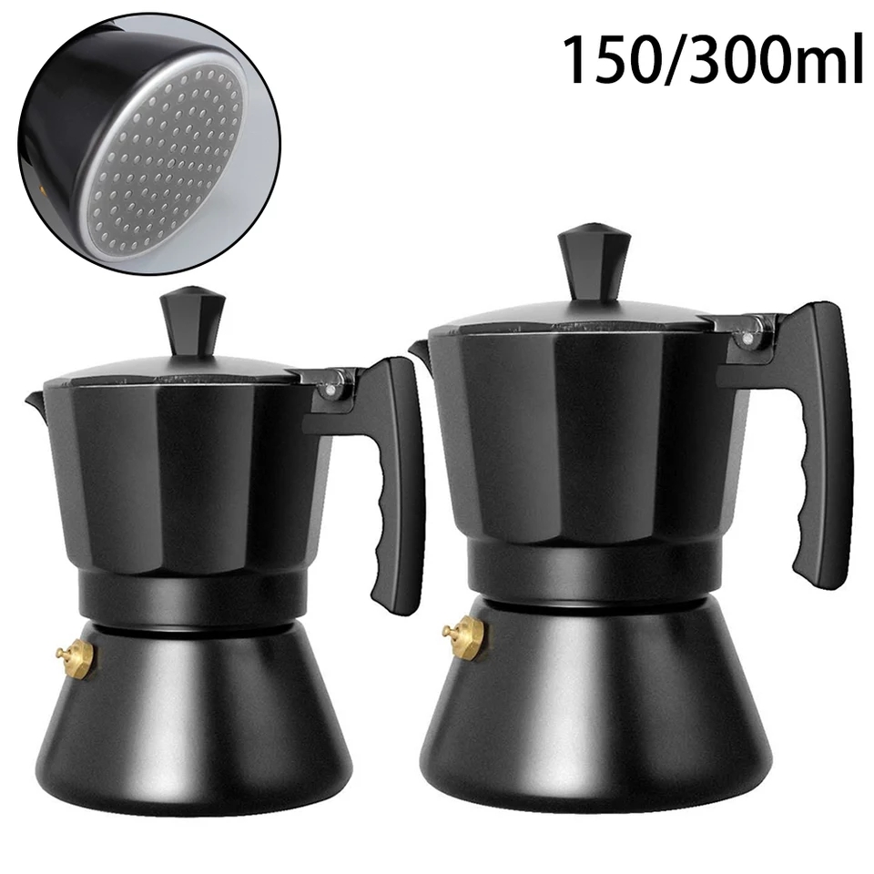 OneTwoCups Espresso Coffee Maker Moka Pot Teko Stovetop Filter MX001 - COD