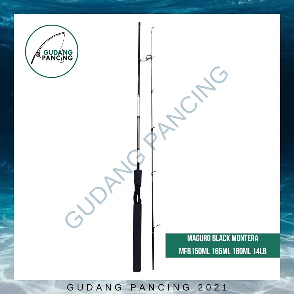 Rod Joran Pancing Maguro Black Montera MFB 150ML 165ML 180ML