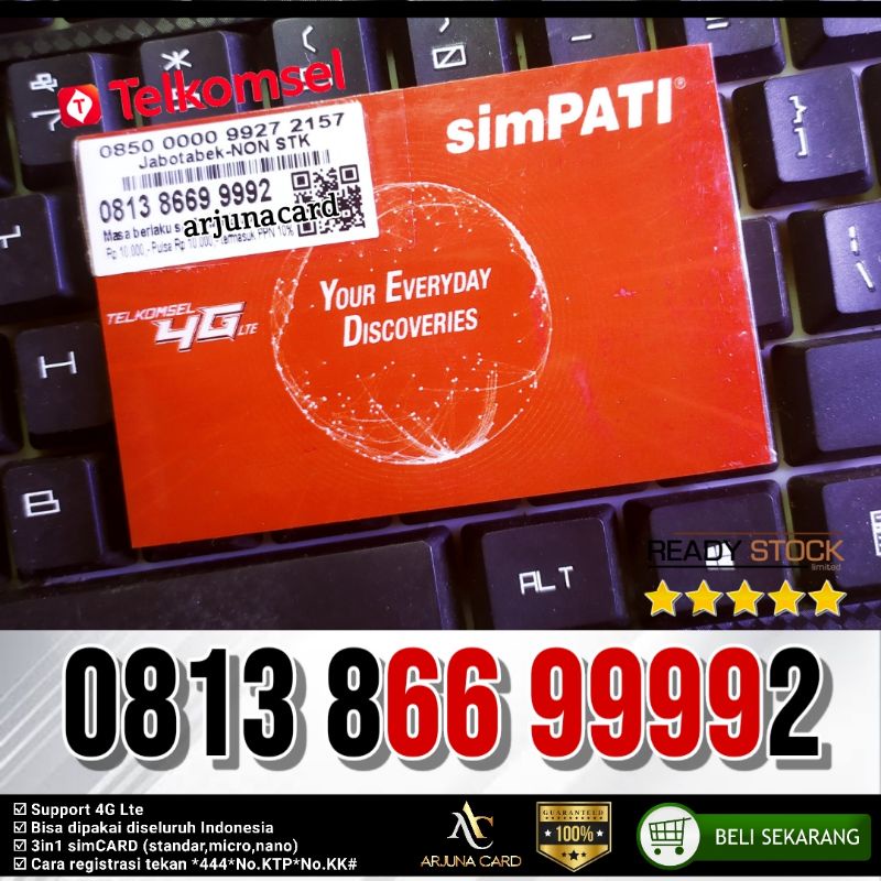simpati nomor cantik 669999 2 telkomsel combo sakti