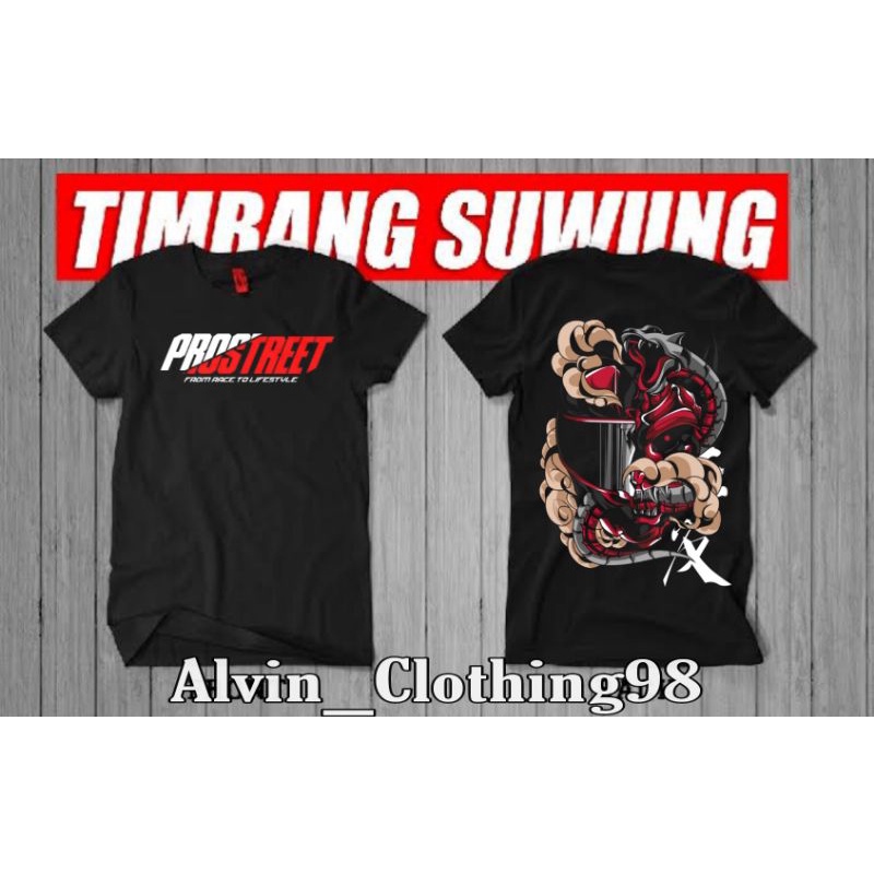 KAOS T SHIRT PROSTREET MOSTER SNAKE HELM