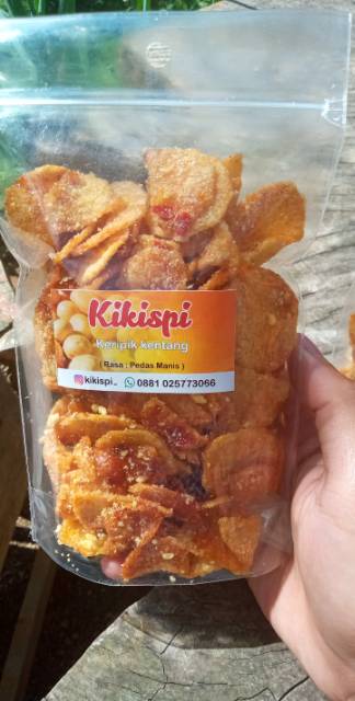 

Kripik kentang pedas manis KIKISPI