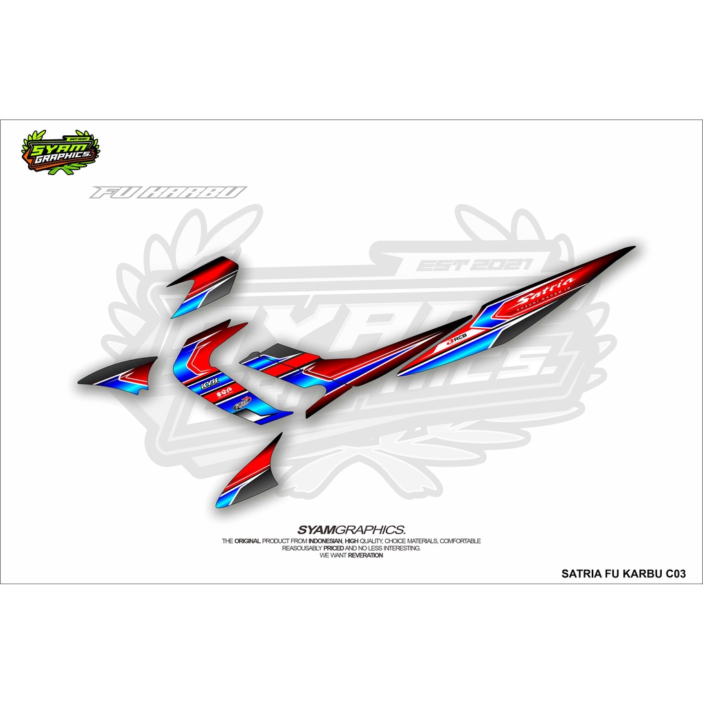 STRIPING VARIASI SUZUKI FU KARBU c03