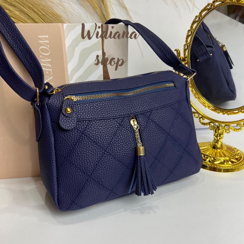 Tas wanita classy selempang kulit jeruk sintetis