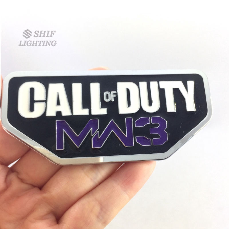 1 x Metal CALL OF DUTY MW3 Logo Car Auto Decorative Emblem Sticker Badge Decal For JEEP