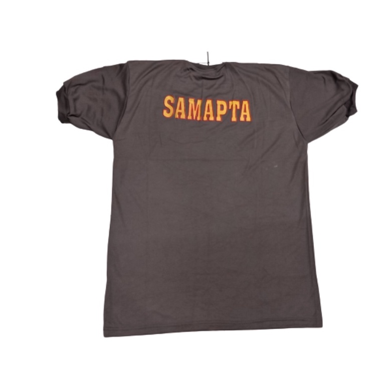 Kaos Samapta Lengan Pendek Kaos Oblong Samapta Coklat
