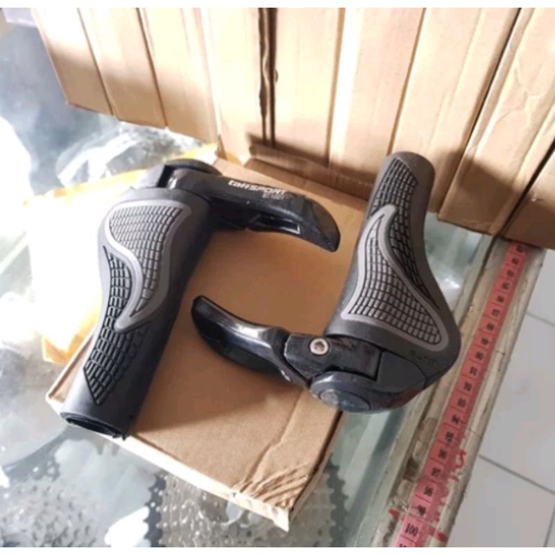 handgrip hand grip  tanduk bar end pegangan karet stang handlebar Sepeda MTB Lipat Folding Bike City Bike federal Touring