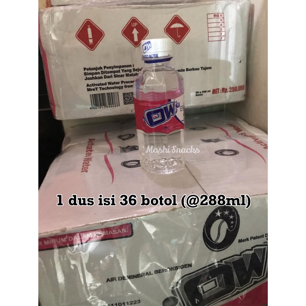 AIR OXY DRINKING WATER 1 dus 36 x 288ml OxyWater OW Air Minum Oksigen / Air Minum O2