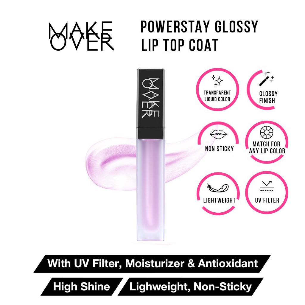 Make Over Powerstay Glossy Lip Top Coat