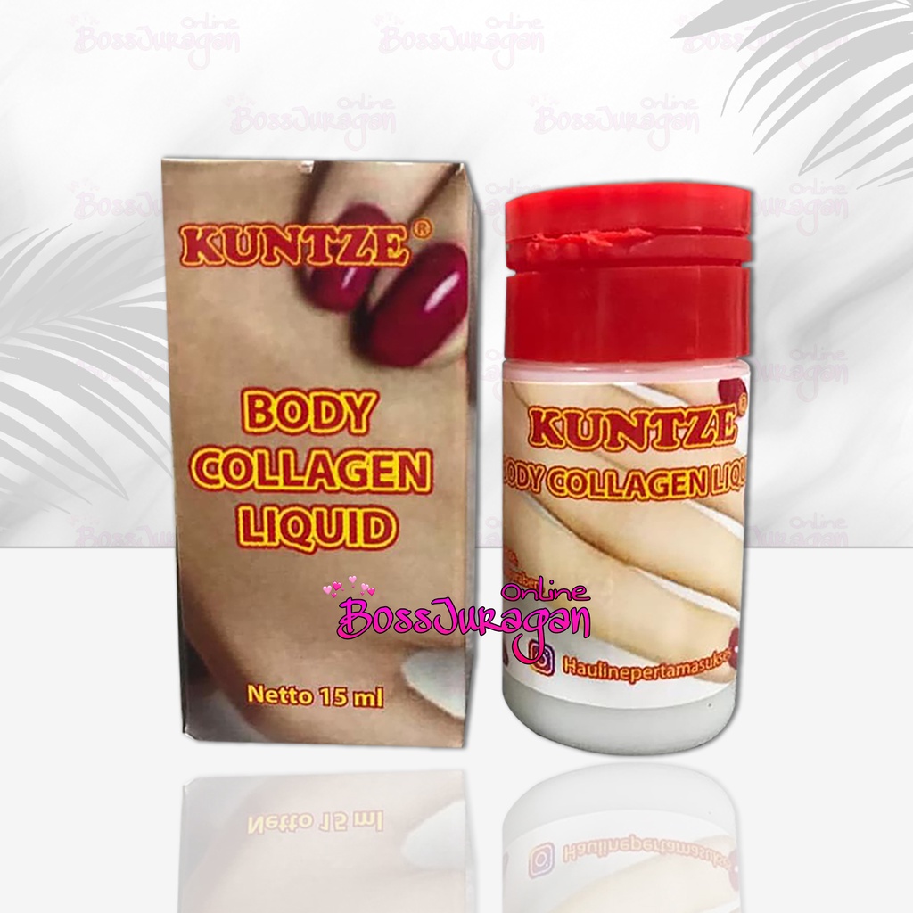 (BOSS) (Bibit Cair) KUNTZE BODY COLLAGEN LIQUID BPOM - KUNTZE BIBIT INFUS BPOM