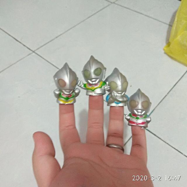 10set/set Ultraman Hiasan Kue Topper Kue Pajangan Kue 4.5cm