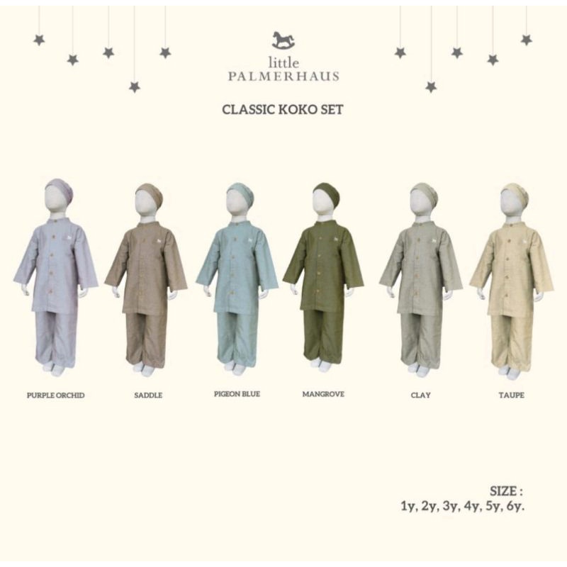 little palmerhaus clasic koko set | koko anak |