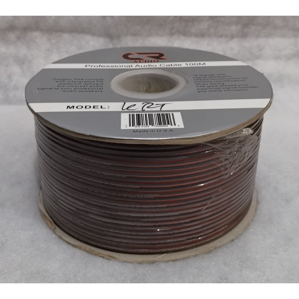 STX - CABLE MIC : KABEL RCA TWIN 100W FULL (ROLL-AN)