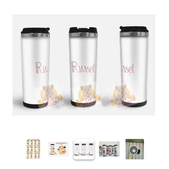 CUSTOM Tumbler stainless 013 stainless insert paper 420ml Termurah