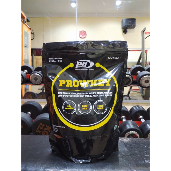 PH Nutrition ProWhey 5 lb lbs Pro Hybrid 100% Premium Whey Protein Powder 2250 gr gram