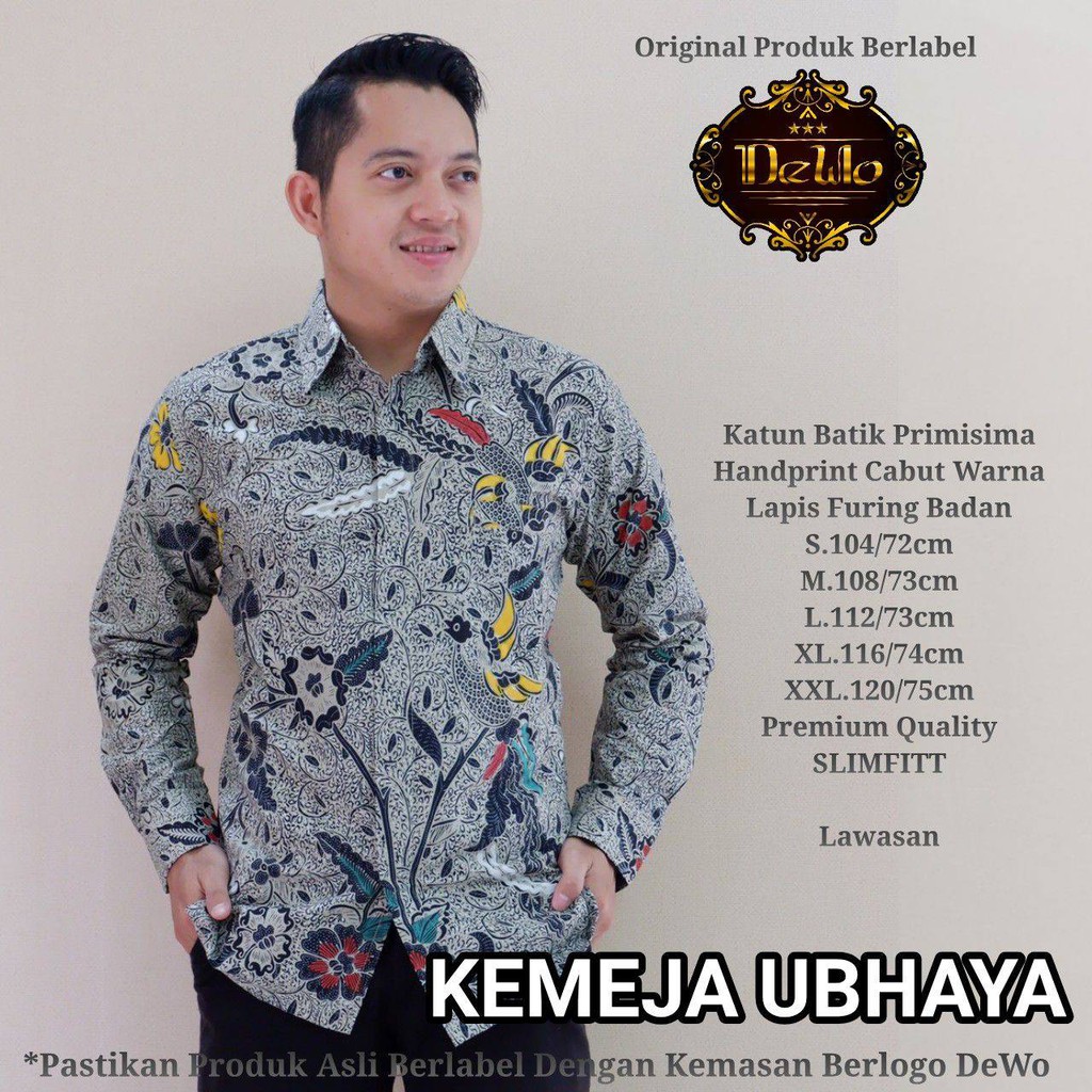 Kemeja Batik Ubhaya by DeWo