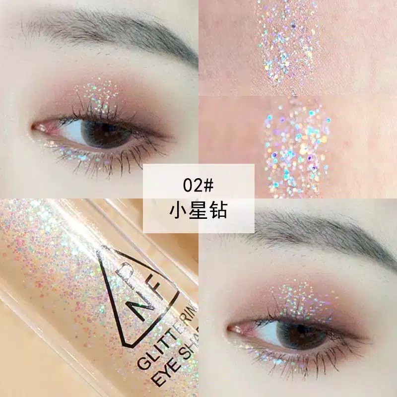 RCS✅ - Eyeshadow cair glitter shimmer eyeliner glitter PNF