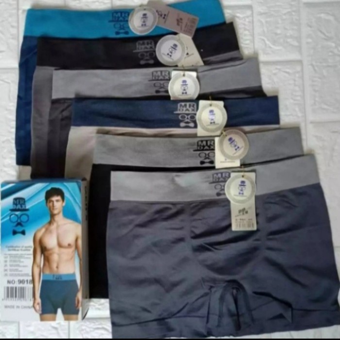 [MURAH] [COD] Celana Dalam Pria Boxer Mr Dax 3pcs - M
