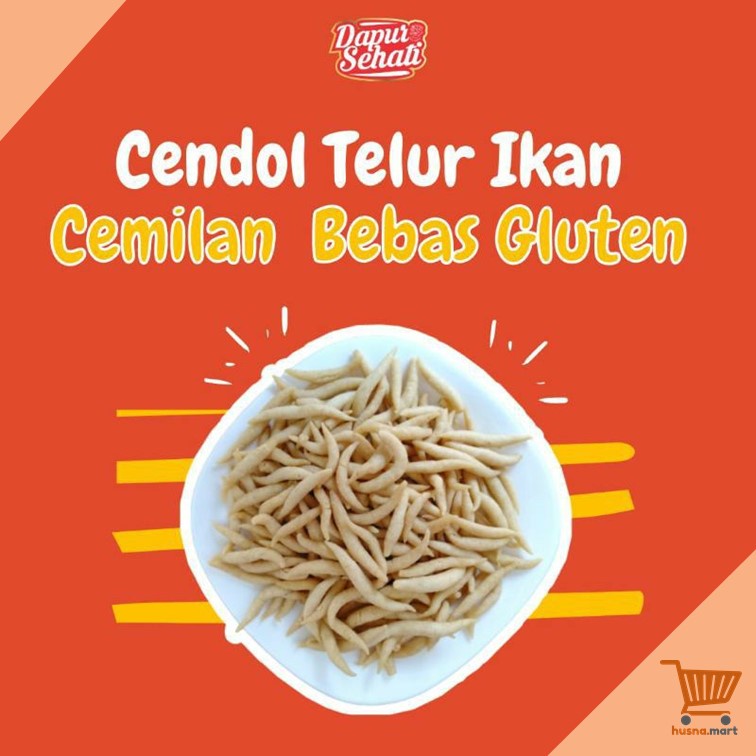 Cemilan Sehat Cendol Telur Ikan Dapur Sehati 100gr Non MSG