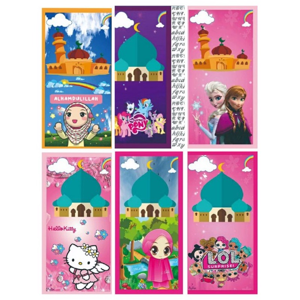 Sajadah Anak Karakter & Custom nama