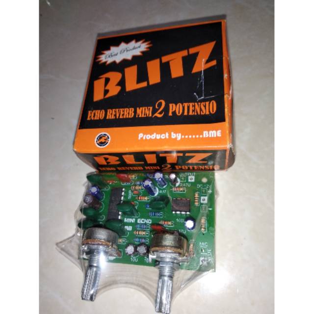 Kit echo reverb mini 2 potensio - BLITZ