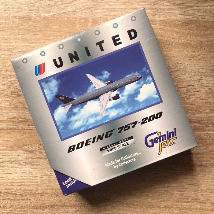 Diecast Pesawat Boeing 757-200 (United) - Gemini Jets Termurah 