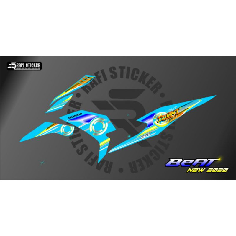 Sticker Striping Variasi Honda Beat New 2020 2021 Variasi